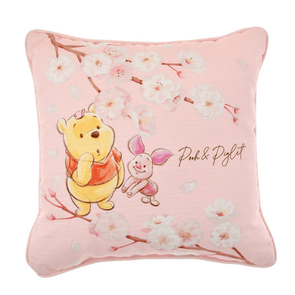 Pooh & Piglet Sakura Cushion 东京迪士尼 樱花小熊维尼靠垫抱枕