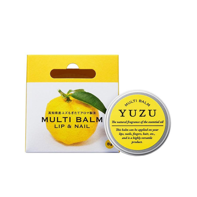 Daily Aroma Yuzu Multi Balm Lip & Nail 日本 DAILY AROMA JAPAN 高知柚子护唇指缘保湿万用膏 8g