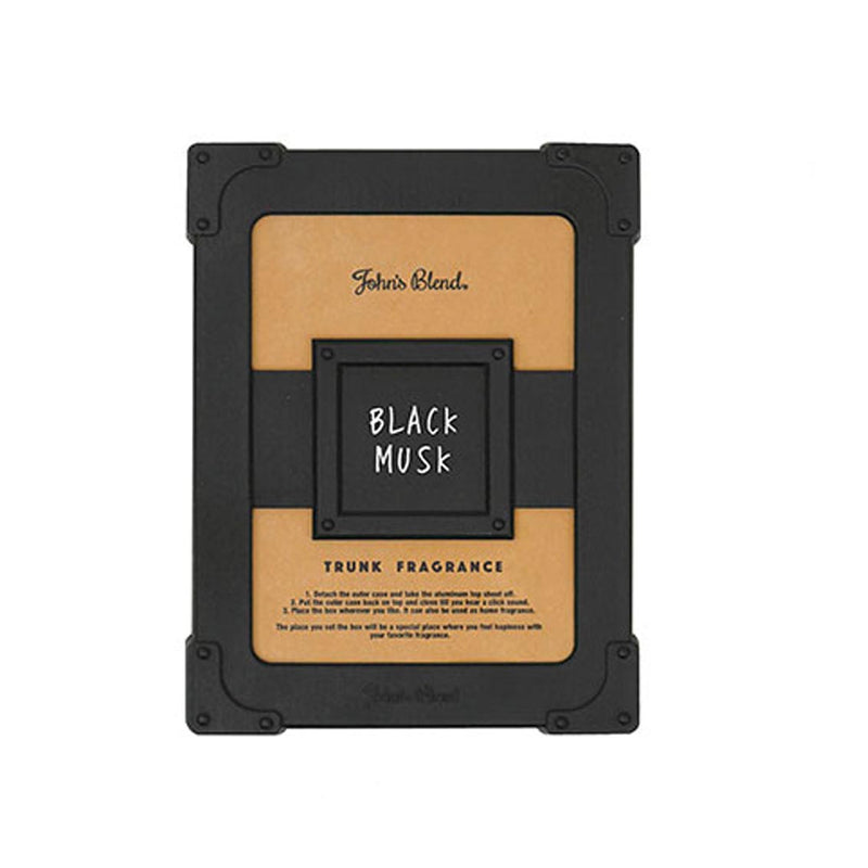 John's Blend Trunk Fragrance Gel (Black Musk) 日本JOHN’S BLEND 室内车用香氛盘 (黑麝香) 175g