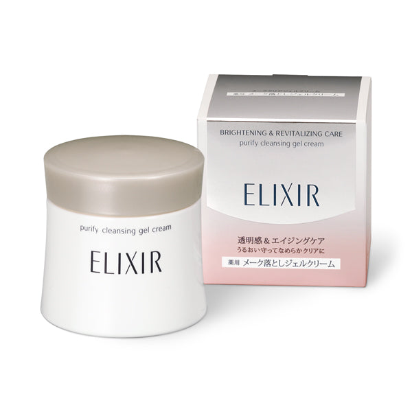elixir purify cleansing gel cream 140g 资生堂 ELIXIR 怡丽丝尔纯肌净白卸妆霜