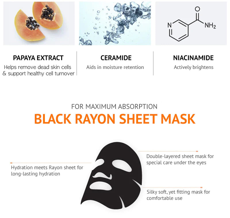 JAYJUN Cosmetic Real water Brightening Black Mask 10pcs 韩国捷俊深层补水保湿水光美肌三部曲面膜 10枚