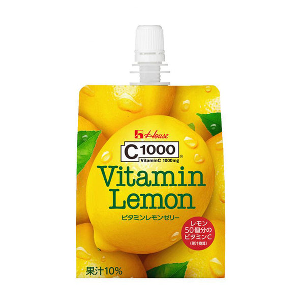 HOUSE Vitamin Lemon C1000 Jelly 日本HOUSE C1000维生素柠檬果冻 180g