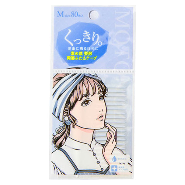 Motonozen Two Sided Eyelid Tape (M 80pcs)  日本 MOTONOZEN 素之然双面透明双眼皮贴 (M号 80枚)