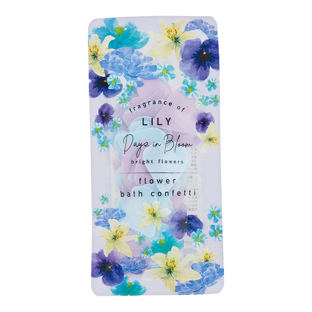 Global-PP Days in Bloom Flower Bath Confetti [ Lily ] 10g/1pc 日本Global-PP五彩造型入浴皂片 百合花香 10g/1pc