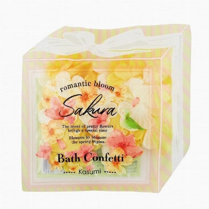 Global-PP romantic bloom Kasumi Sakura Bath Confetti 10g/1pc 日本Global-PP立体花瓣造型入浴皂片 春日樱花香 10g/1pc