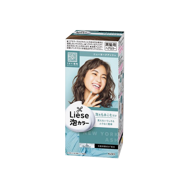 KAO Liese Bubble Foam Hair Dye - New York Ash 1pc  日本花王泡沫植物染发剂 - 纽约灰棕色 1pc