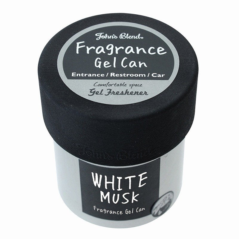 John's Blend Fragrance Gel Can (White Musk) 日本John's Blend 固体罐头香膏 (白麝香) 85g
