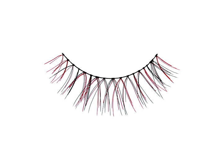 D-UP Color Lash false eyelashes #01 Pink 2 pairs (4 pcs)日本D-UP自然卷翘炫彩编织假眼睫毛 #01 玫粉