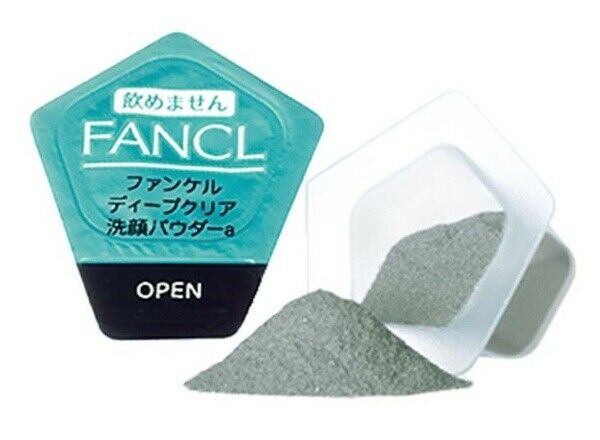 Fancl Deep Clear Washing Powder 30pcs  芳珂 无添加黑炭酵素深层清洁洗颜粉