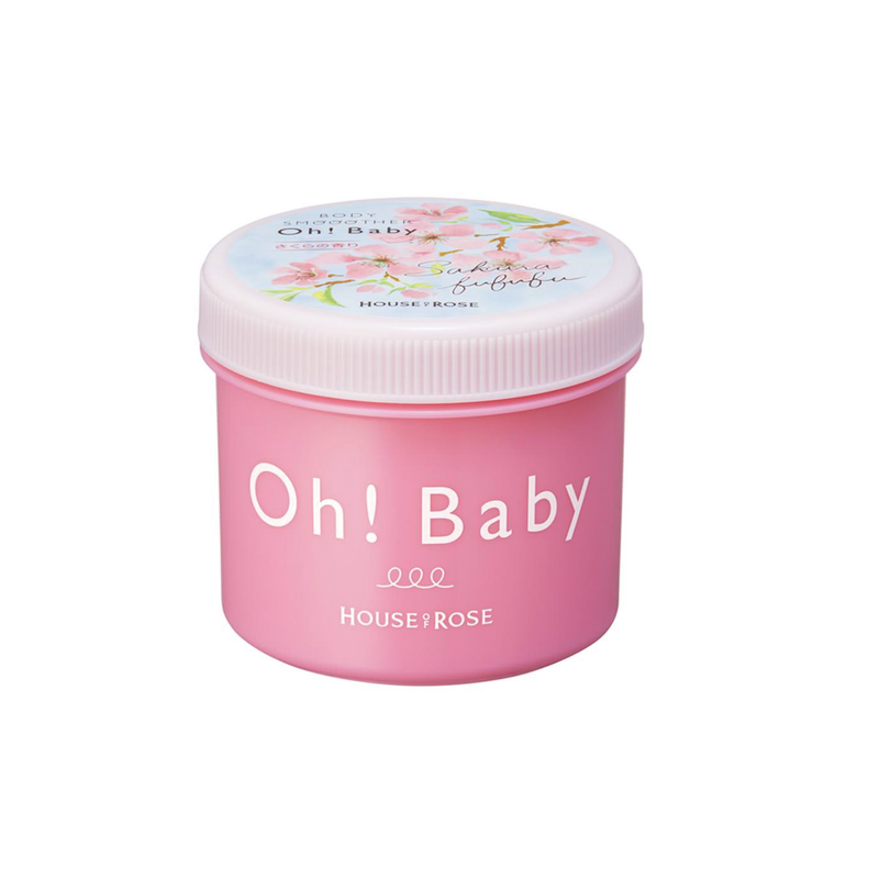Oh! Baby House of Rose Body Smoother Sakura Limited 350g 日本玫瑰之家Oh! Baby系列春季樱花限定身体磨砂膏350g
