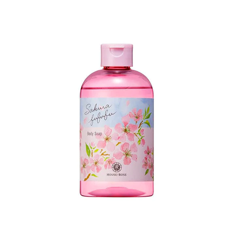 House of Rose Sakura Limited Body Soap 300ml 日本OhBaby樱花美白芬香沐浴露 300毫升