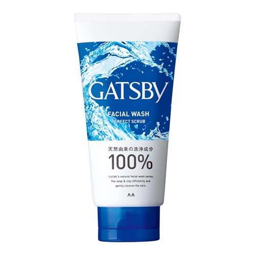 Mandom Gatsby Perfect Scrub Facial Wash For Men 杰士派 三重磨砂去角质洁面乳洗面奶 130g