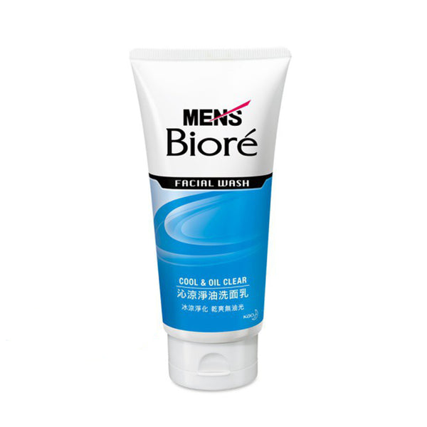 Biore Men's Cool & Oil Clear Facial Wash 碧柔 男士冰凉净油洗面乳 100g