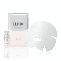 ELIXIR Whitening & Revitalizing Care Whitening Clear Effect Sheet Mask (6PCS)  资生堂ELIXIR怡丽丝尔美白洁净面膜