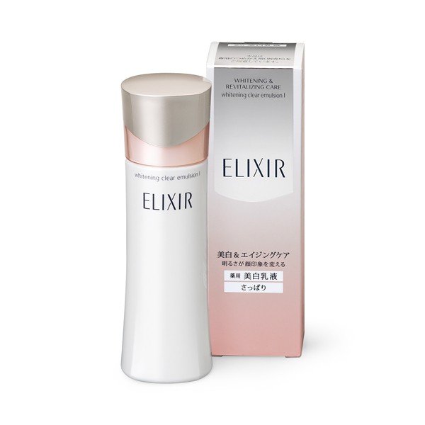 Elixir Whitening Clear Emulsion I 130ml  资生堂Elixir怡丽丝尔纯肌净白美白乳液1号(清爽型)