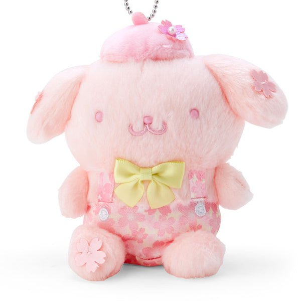 Sakura Costume Collection Mascot Holder Plush (Pompompurin)  三丽鸥 樱花系列挂件 (布丁狗)